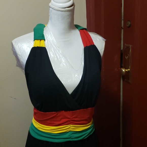 Beach Angels Ladies Maxi Dress Size S/M - Picture 2 of 15